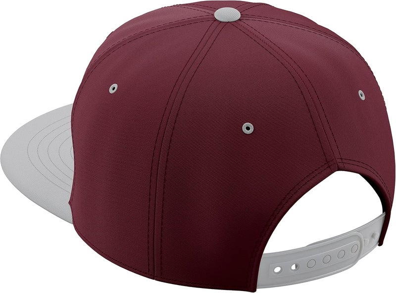 Daxton Store Classic Blank Snapback Flat Bill Visor Hat Cap One Size Adjustable Back - Image 3